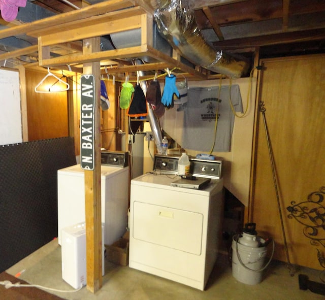 9540 24th Ave N, Plymouth, MN 55441 - unfinished basement with washer and dryer