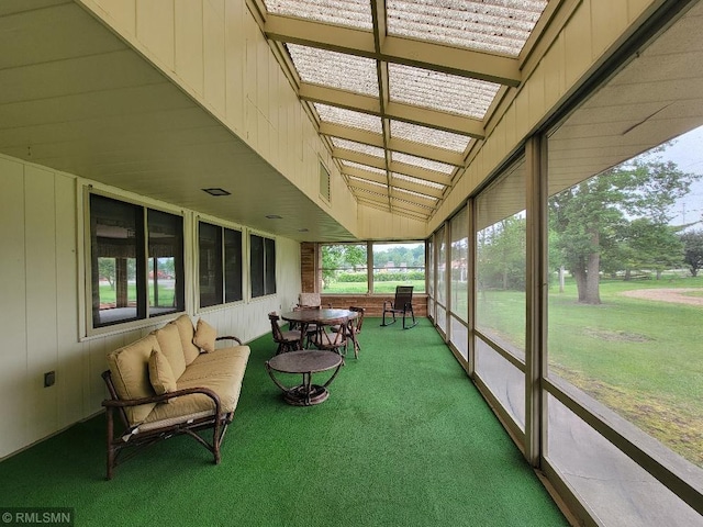 109 Jackson St W, Eagle Bend, MN 56446 - sunroom / solarium with vaulted ceiling