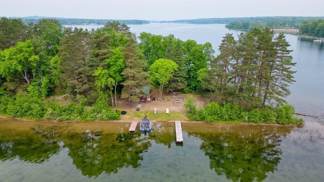 30901 Sunny Beach Rd, Grand Rapids, MN 55744 - aerial overview of property's location featuring a large body of water
