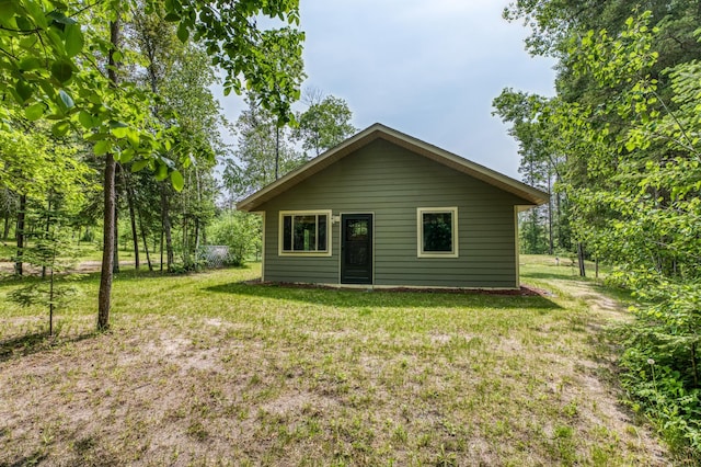 15989 Lost Oaks Dr SE, Cass Lake, MN 56633 - view of front of home featuring a front yard