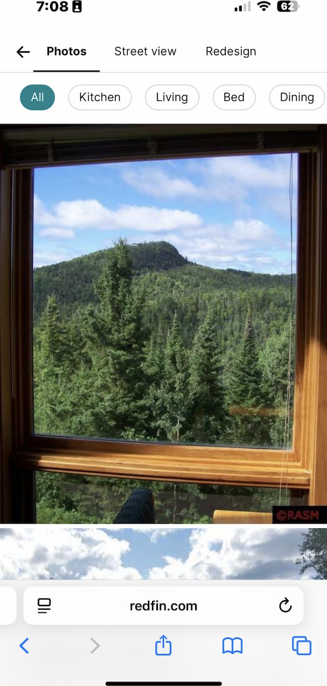 122 Bridge Run Ln Unit A, Lutsen Twp, MN 55615 - detailed view of a heavily wooded area