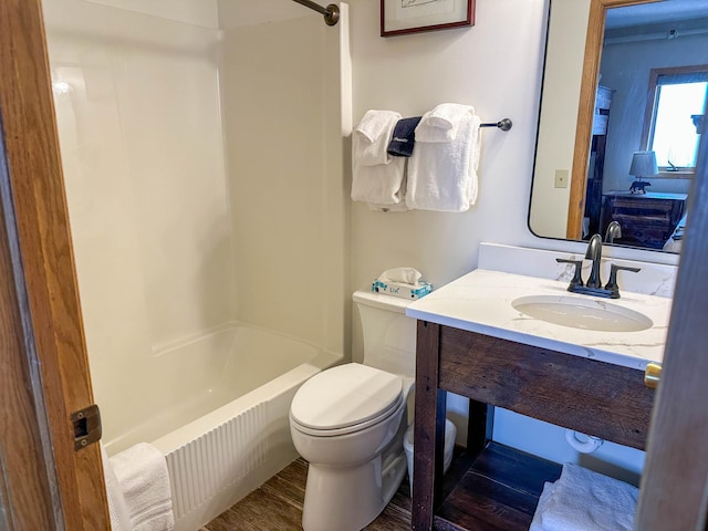 122 Bridge Run Ln Unit A, Lutsen Twp, MN 55615 - full bath with toilet, shower / washtub combination, and vanity