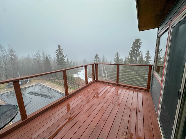 122 Bridge Run Ln Unit A, Lutsen Twp, MN 55615 - view of wooden deck