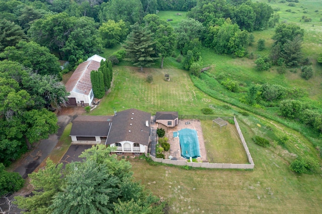 7567 Lent Trl, Lent Twp, MN 55079 - aerial view of property's location featuring a pool area