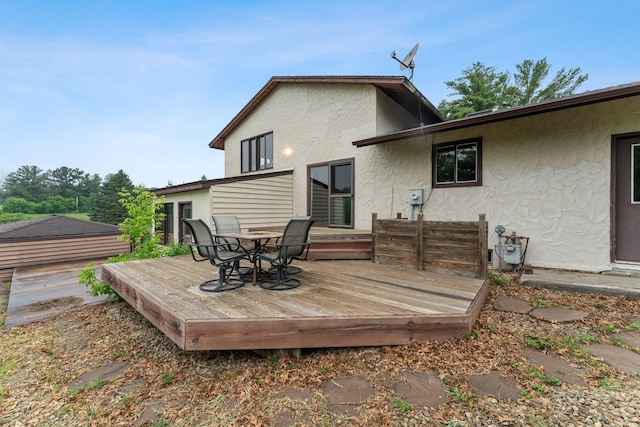 7567 Lent Trl, Lent Twp, MN 55079 - deck with outdoor dining space
