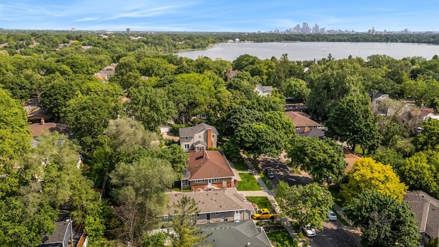 4922 Sheridan Ave S, Minneapolis, MN 55410 - aerial view of property's location with a nearby body of water