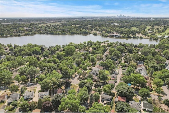 1372 Victoria St N, Saint Paul, MN 55117 - aerial view of residential area with a nearby body of water