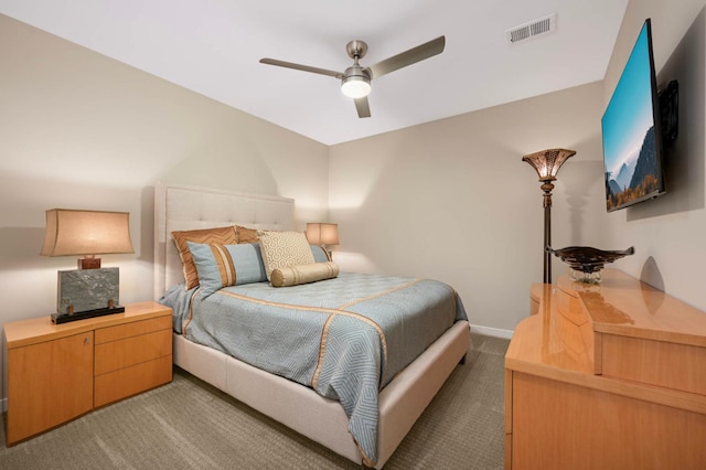 1240 2nd St Unit 1120, Minneapolis, MN 55415 - bedroom featuring light colored carpet, a ceiling fan, and baseboards