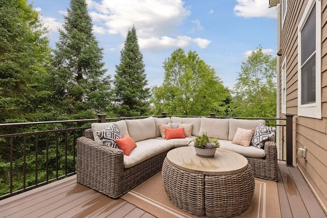 11668 Azure Ct, Inver Grove Heights, MN 55077 - deck featuring outdoor lounge area