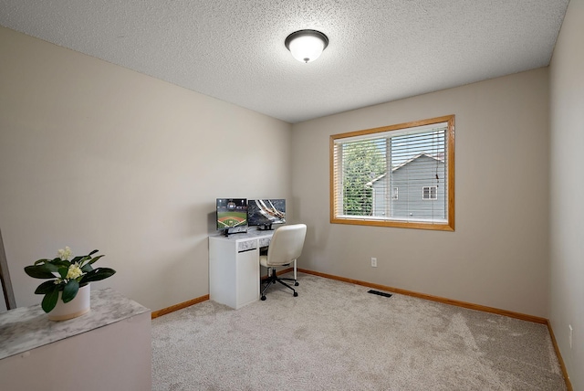 7331 Lamont Ave NE, Otsego, MN 55301 - office featuring light carpet and a textured ceiling