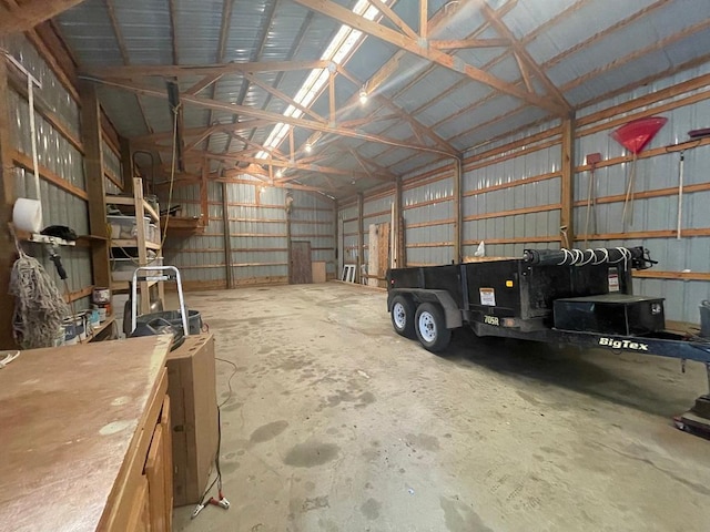 810 Charles St, Park Rapids, MN 56470 - garage featuring metal wall