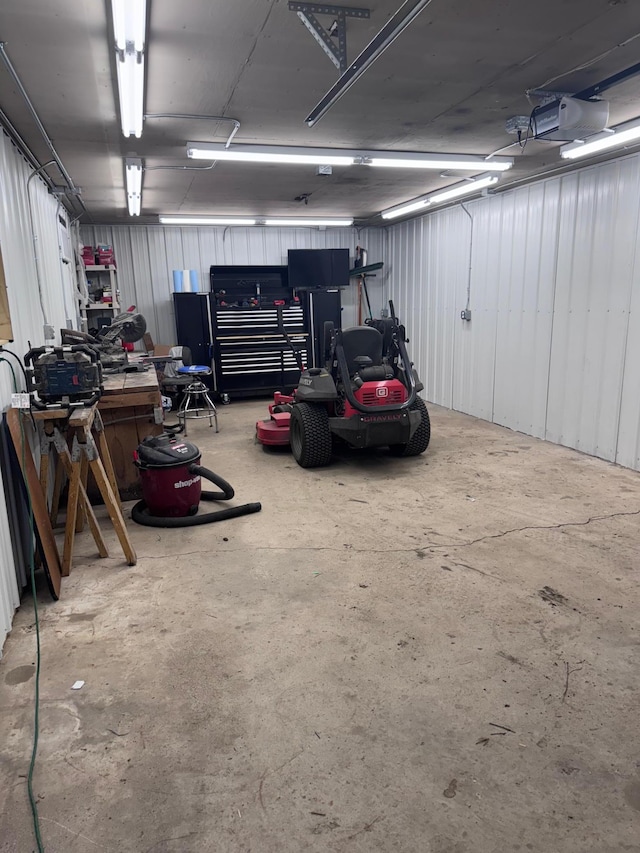 8339 71st St, West Concord, MN 55985 - garage with a garage door opener