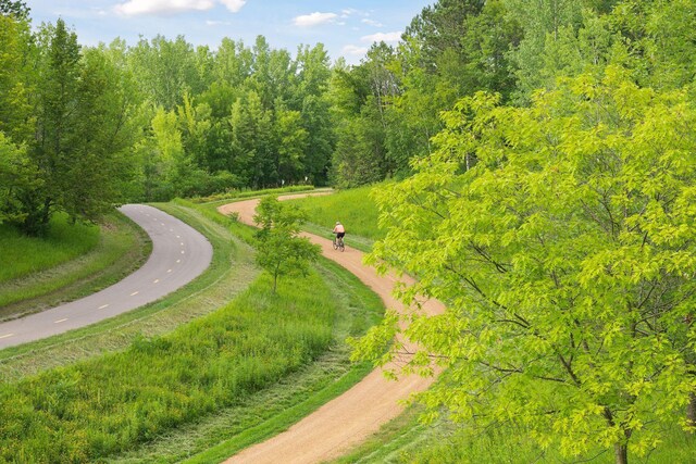3758 Woodland Cove Pkwy, Minnetrista, MN 55331 - view of home's community featuring dirt driveway and a view of trees