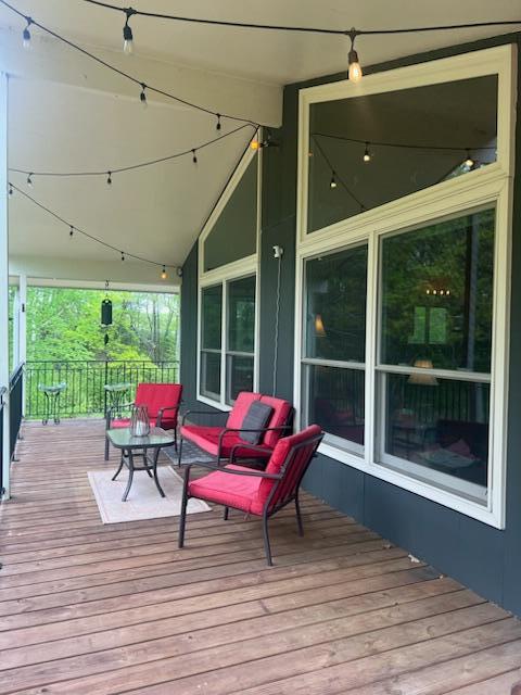 6543 Point Dr, Ideal Twp, MN 56474 - view of wooden deck