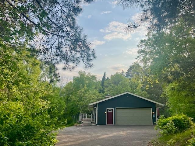 6543 Point Dr, Ideal Twp, MN 56474 - view of detached garage