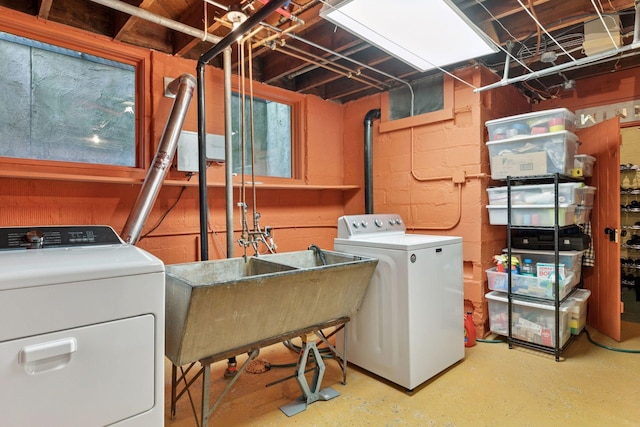 2248 Goodrich Ave, Saint Paul, MN 55105 - laundry area with washer and clothes dryer