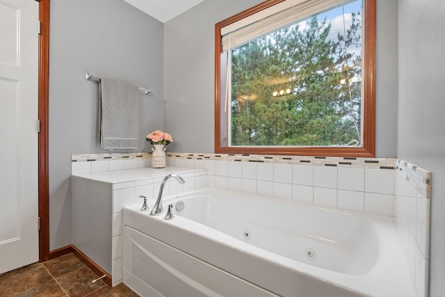4027 148th Ln NE, Ham Lake, MN 55304 - bathroom featuring plenty of natural light and a jetted tub