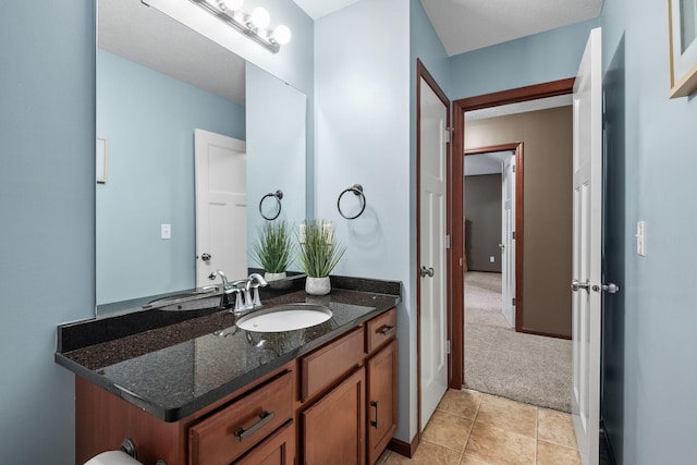 4027 148th Ln NE, Ham Lake, MN 55304 - bathroom with vanity and tile patterned floors