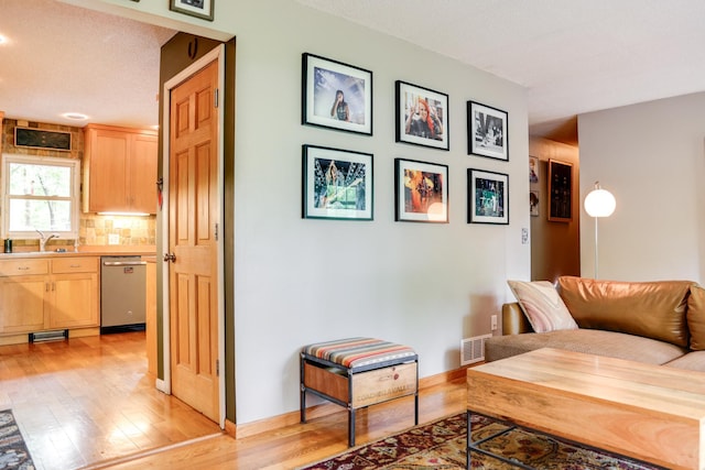 13500 190th Ave NW, Elk River, MN 55330 - living room with light wood-style flooring and baseboards