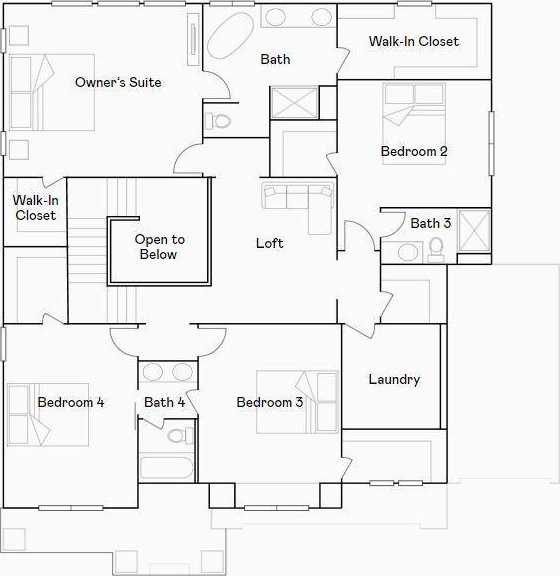 9901 49th St NE, Saint Michael, MN 55376 - view of floor plan / room layout