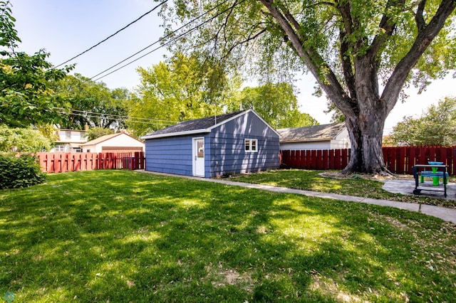 1345 4th St N, Fargo, ND 58102 - view of yard with an outbuilding