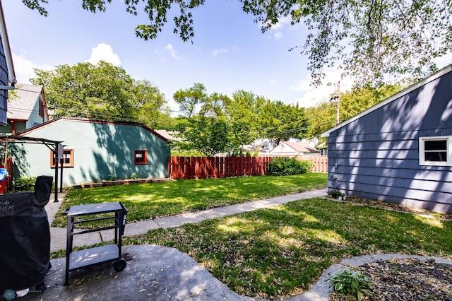 1345 4th St N, Fargo, ND 58102 - view of yard featuring an outdoor structure