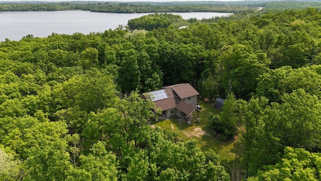 4251 Sugar Pt, Orr, MN 55771 - view of subject property with a heavily wooded area and a large body of water