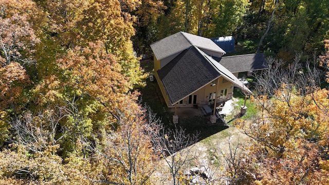 4251 Sugar Pt, Orr, MN 55771 - view from above of property with a forest