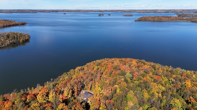 4251 Sugar Pt, Orr, MN 55771 - aerial view of a heavily wooded area and a nearby body of water