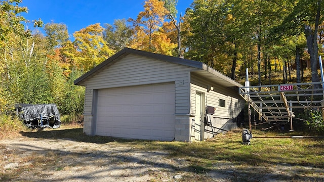 4251 Sugar Pt, Orr, MN 55771 - view of detached garage