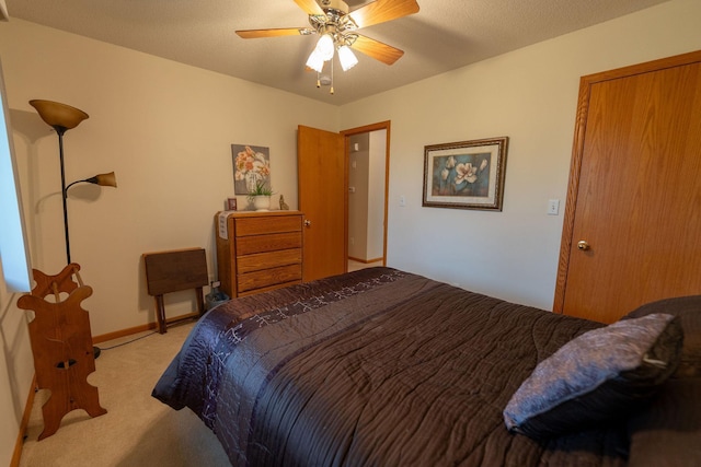 2842 19th Ave NW, Rochester, MN 55901 - carpeted bedroom featuring a ceiling fan and baseboards