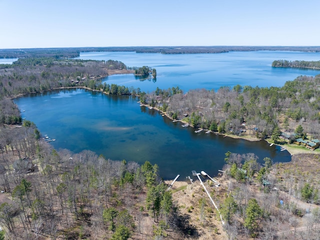 10151 Sandy Beach Rd, Round Lake Twp, WI 54843 - view of property location featuring a nearby body of water