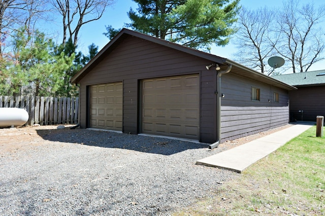 10151 Sandy Beach Rd, Round Lake Twp, WI 54843 - view of detached garage