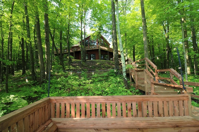 2207 Barron Polk St, Comstock, WI 54826 - view of deck