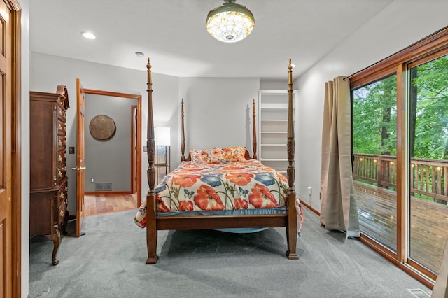 2207 Barron Polk St, Comstock, WI 54826 - carpeted bedroom featuring access to exterior
