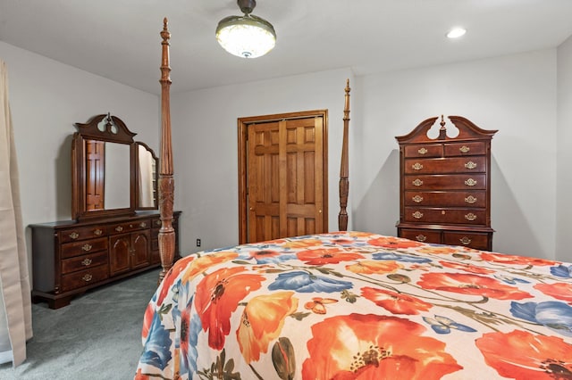 2207 Barron Polk St, Comstock, WI 54826 - bedroom with dark colored carpet and recessed lighting