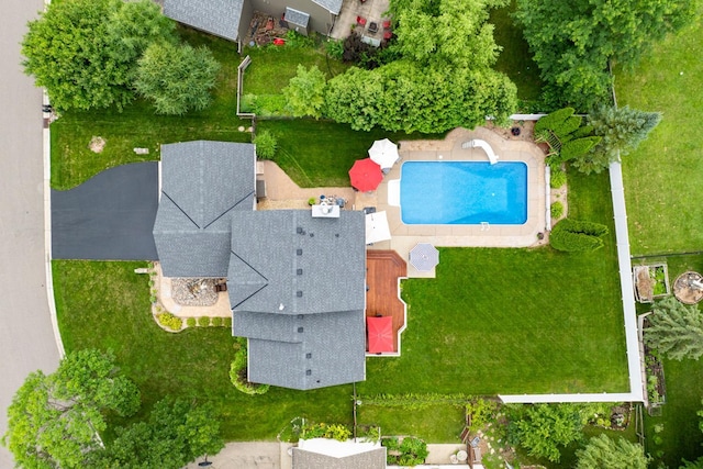 5630 Oak View Ct, Savage, MN 55378 - drone / aerial view of a pool area