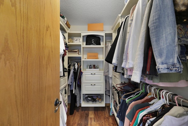 5630 Oak View Ct, Savage, MN 55378 - spacious closet featuring dark wood finished floors