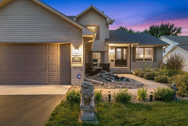 5630 Oak View Ct, Savage, MN 55378 - view of front facade featuring concrete driveway and a garage
