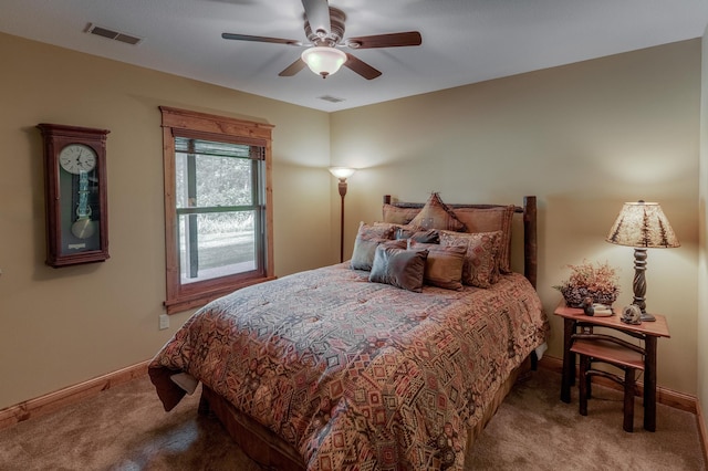 31839 Cree Bay Cir, Pelican Twp, MN 56472 - carpeted bedroom with baseboards and ceiling fan