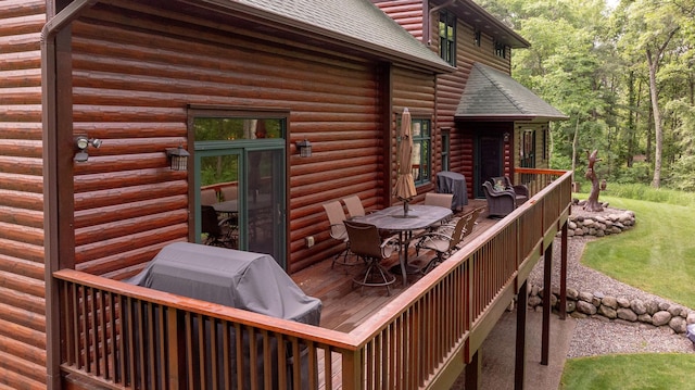 31839 Cree Bay Cir, Pelican Twp, MN 56472 - deck featuring outdoor dining space
