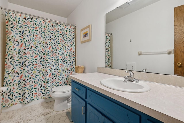 3228 Spruce Trl SW, Prior Lake, MN 55372 - full bathroom featuring vanity, a shower with curtain, and tile patterned flooring