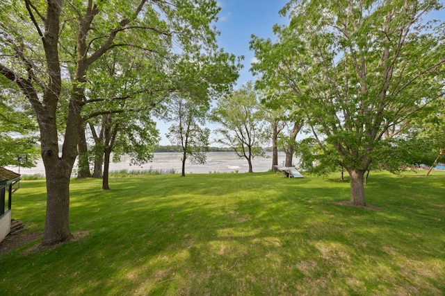 6031 232nd St W, Faribault, MN 55021 - view of green lawn featuring a water view