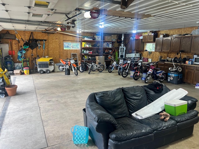 20906 624th Ave, Litchfield, MN 55355 - garage with a garage door opener