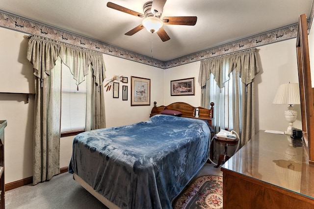 6379 Hodgson Rd, Lino Lakes, MN 55014 - carpeted bedroom featuring ceiling fan and baseboards