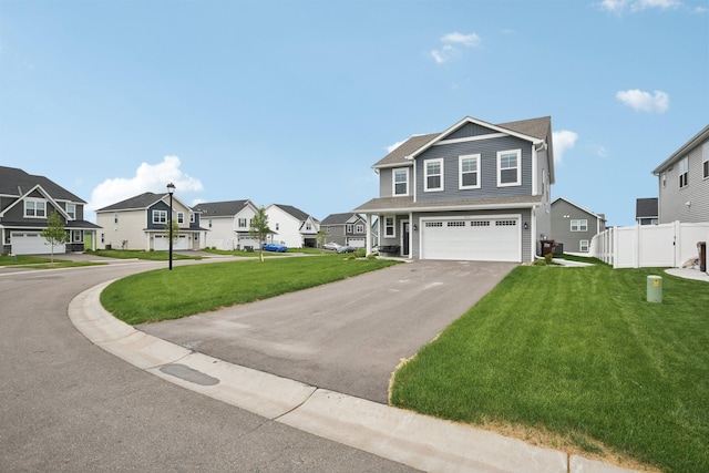 5173 Useppa Trl, Woodbury, MN 55129 - view of front of home featuring a residential view, asphalt driveway, and a garage