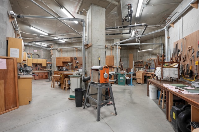 6600 Lyndale Ave S Unit 1005, Richfield, MN 55423 - basement featuring a workshop area