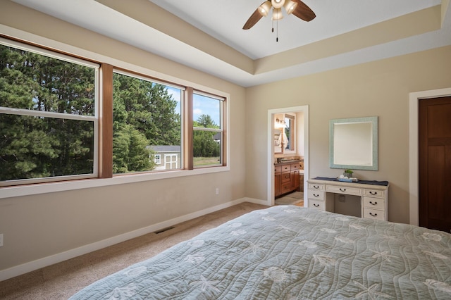 25455 145th St NW, Zimmerman, MN 55398 - bedroom with baseboards, carpet, and ensuite bath