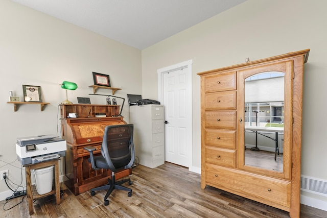 1884 Alexander Rd NE, Rochester, MN 55906 - office area with wood finished floors and baseboards