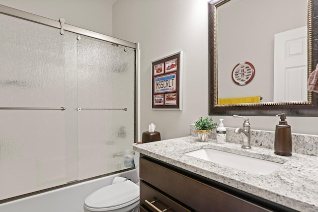 1884 Alexander Rd NE, Rochester, MN 55906 - full bath featuring vanity, toilet, and shower / bath combination with glass door